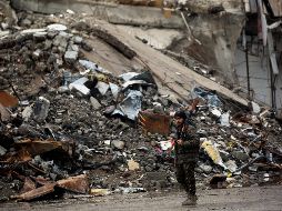 El despliegue de las fuerzas gubernamentales sería únicamente en áreas limítrofes entre Afrín y Turquía. AFP/D. Souleiman
