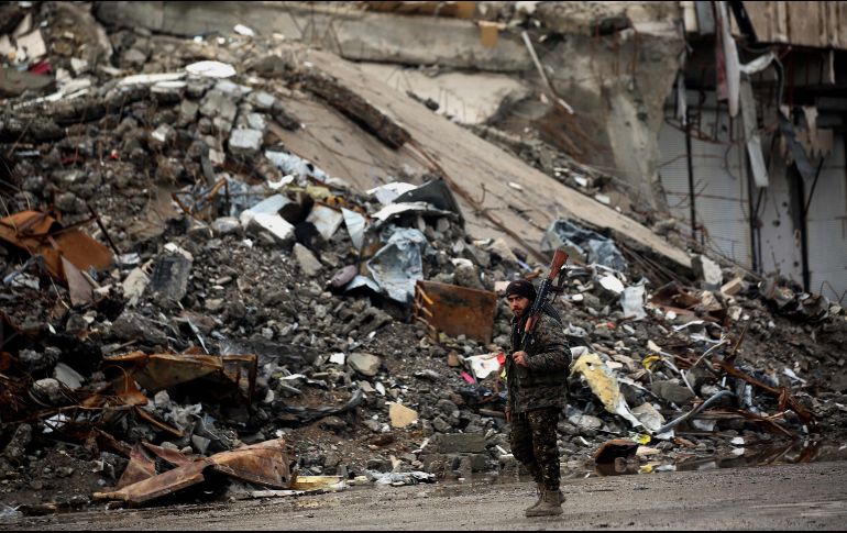 El despliegue de las fuerzas gubernamentales sería únicamente en áreas limítrofes entre Afrín y Turquía. AFP/D. Souleiman