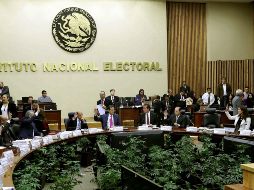 El INE hará la revisión de una muestra aleatoria y representativa para cada aspirante a la Presidencia. NTX / ARCHIVO