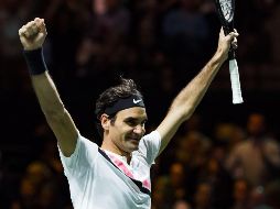 Federer se convierte en el número uno mundial del tenis de más edad de la historia. AFP / N. Suyk