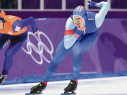 Havard Lorentzen. El noruego “voló” en la pista. NTX