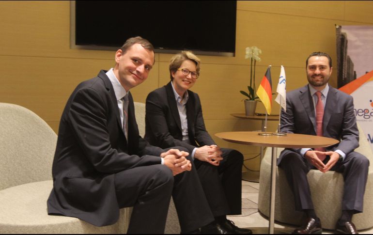 Se reunieron Johannes Goderbauer (izq.), Susanne Decker y Guillermo Romo. EL INFORMADOR/G. Gallo