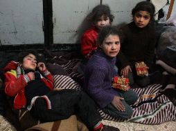 De las 100 personas que murieron en los bombardeos, 20 eran niños y adolescentes. AFP/H. Al-Ajweh