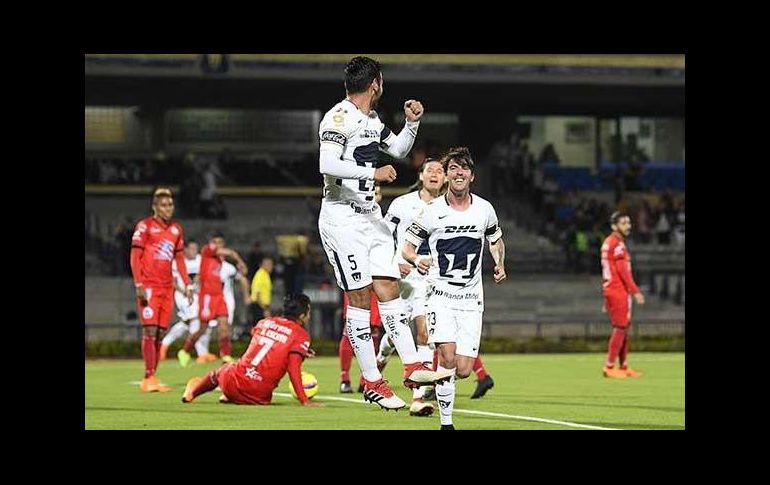 Pumas tomó un poco de confianza con miras al juego del fin de semana ante Chivas. ESPECIAL / www.lacopamx.net