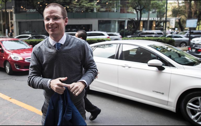 Anaya aseguró que los dichos en su contra tienen la intención de beneficiar al candidato del tricolor, José Antonio Meade. SUN/C. Rogel