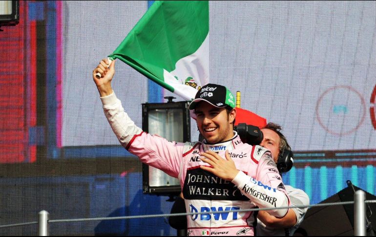 ''Checo'' podría acabar 2018 como el piloto con más carreras para Force India, con 99, superando las 92 de Adrian Sutil, lo que lo afianzará como referente del equipo. TWITTER / @SChecoPerez
