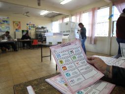 Se prevé que a las 23:00 horas se tenga un avance del 10 al 12 % en la votación presidencial. SUN/Archivo