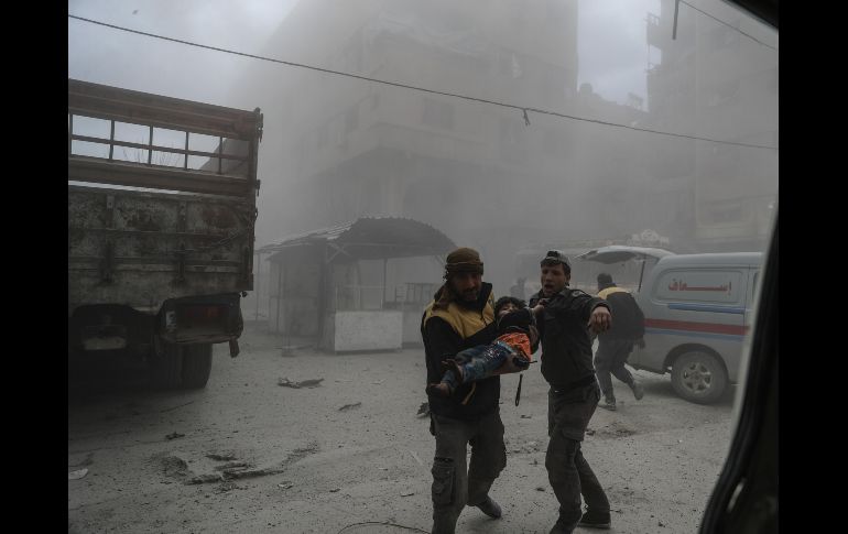 La comunidad internacional ha pedido un cese al fuego para permitir el acceso a de ayuda humanitaria para los civiles atrapados en medio del conflicto. EFE/M. BADRA