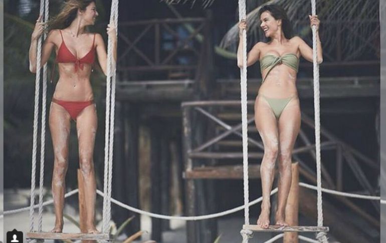 Alessandra Ambrosio visitó Tulum acompañada de sus amigas. INSTAGRAM / alessandraambrosio