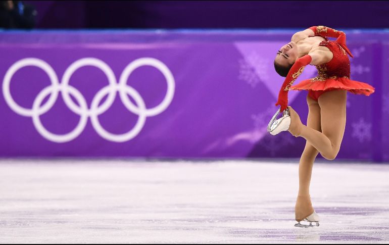 Alina Zagitova ejecutó de forma impecable el programa libre. AFP/A. Messinis