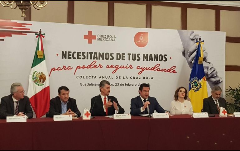 Autoridades invitaron a las personas a continuar apoyando a la Cruz Roja no sólo cono los 20 pesos que se pagan en el refrendo. El INFORMADOR/ T. Villaseñor