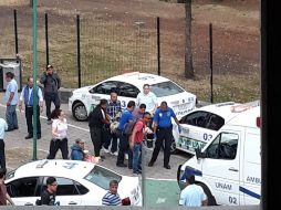 La tarde de este viernes elementos de Seguridad Interna de CU fueron alertados por impactos de bala, cerca de la zona conocida como los frontones. TWITTER / @JacobNarciso1