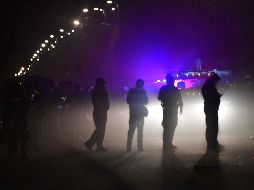 Después de los hechos, la Secretaría de seguridad Pública hizo un resguardo perimetral de CU y cerca de las 19:00 horas detuvo a dos sujetos. SUN/ ARCHIVO