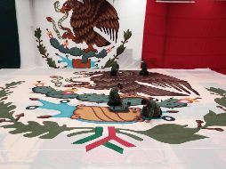 El águila denota liderazgo, poder, disciplina y fortaleza. SUN / A. Acosta