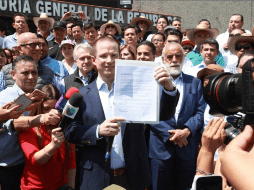 Anaya instó a la PGR a informar a los ciudadanos si después de cinco meses de investigación se encuentra alguna prueba que implique la comisión de algún delito por su parte. TWITTER/ @RicardoAnayaC