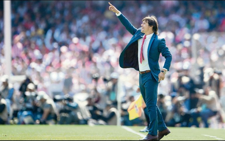 Desesperado. Al finalizar el partido Matías Almeyda comentó que lo justo hubiera sido el triunfo para su equipo. MEXSPORT