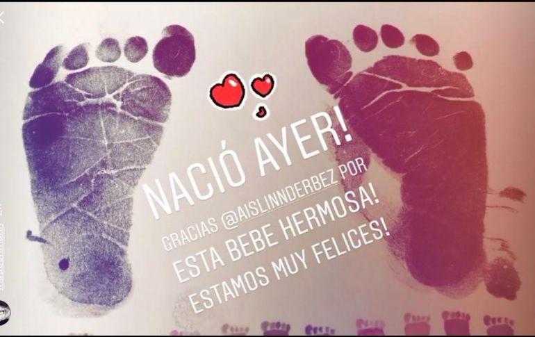 Esta mañana, Mauricio Ochmann anunció el nacimiento de la pequeña. INSTAGRAM / mauochmann