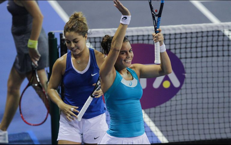 El público se entregó a favor de sus compatriotas y fue factor para que la dupla se motivara en todo momento. NTX/I. Hernández