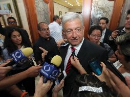 El político tabasqueño rechazó la construcción del muro fronterizo y la persecución contra los migrantes mexicanos en Estados Unidos. SUN / ARCHIVO