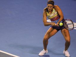 Puig, campeona olímpica de Río de Janeiro 2016, tuvo un difícil encuentro contra Rebecca Peterson. NTX/I. Hernández