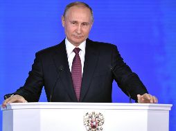 ''Nadie en el mundo tiene algo igual, por ahora. ¡Es algo fantástico! A partir de ahora el sistema antimisiles de EU será inútil y no tendrá ningún sentido'', aseguró el mandatario. EFE / A. Nikolsky