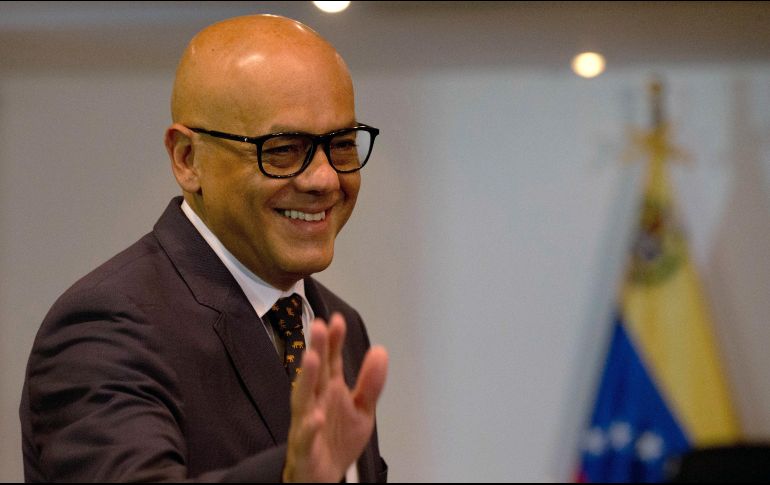 El ministro de comunicación, Jorge Rodríguez, indicó que en la segunda quincena de mayo se prevé sean realizados los comicios. AP / F. Llano