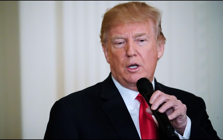 El líder estadunidense ha propuesto diversas medidas polémicas para prevenir los tiroteos en las escuelas, entre ellas la de armar al personal docente. AFP / M. Ngan