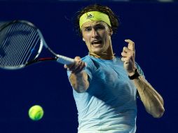 Alexander Zverev. El alemán requirió de una hora y seis minutos para derrotar al estadounidense Ryan Harrison. AP/R. Blackwell