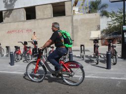 Tan sólo en un día, MiBici, aumentó tres mil 313 viajes en la ZMG. EL INFORMADOR/ ARCHIVO