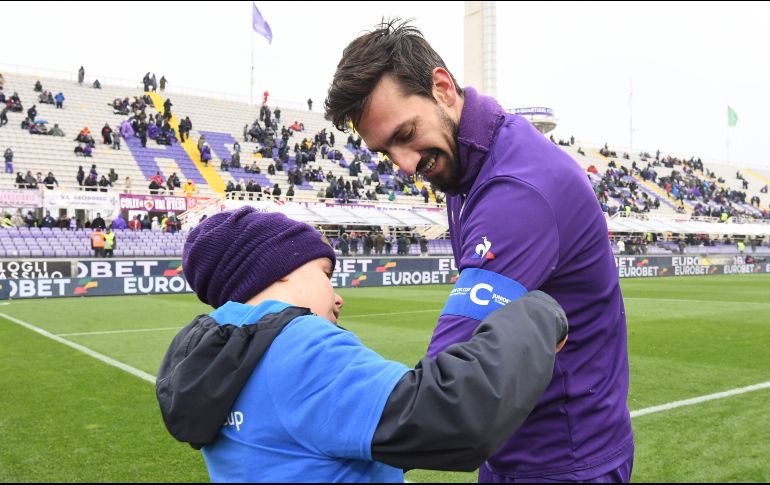Astori previo a un partido ante Chievo, el 25 de febrero de 2018. AFP/ARCHIVO