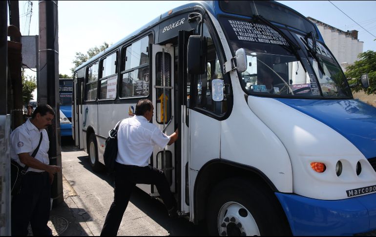 Las rutas del transporte público que participaron en el paro también “destacan” por ser de las que obtuvieron calificación reprobatoria. EL INFORMADOR / ARCHIVO