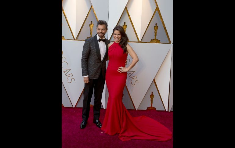 Eugenio Derbez y su esposa Alessandra Rosaldo.