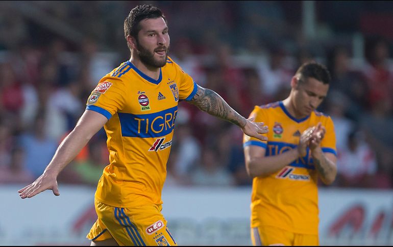 Los goles de Tigres fueron obra del argentino Lucas Zelarayán a los siete minutos de juego y del francés André-Pierre Gignac. MEXSPORT / Isabel