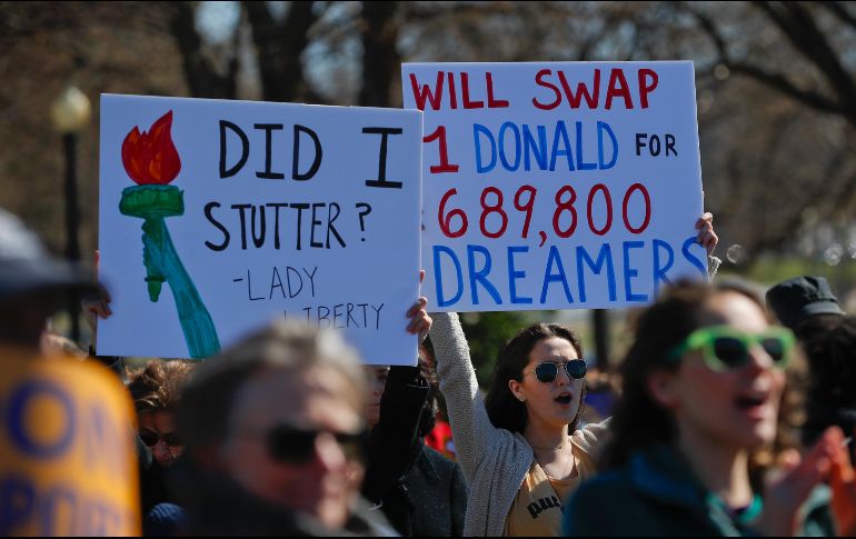 Aunque por ahora han sido protegidos por la Corte, los 'dreamers' saben que eso no durará para siempre. AP/P. Martínez