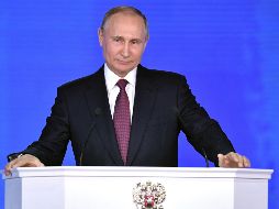 El presidente Vladimir Putin es el favorito, a pesar de que hay otros siete candidatos, entre ellos una mujer. EFE/ ARCHIVO