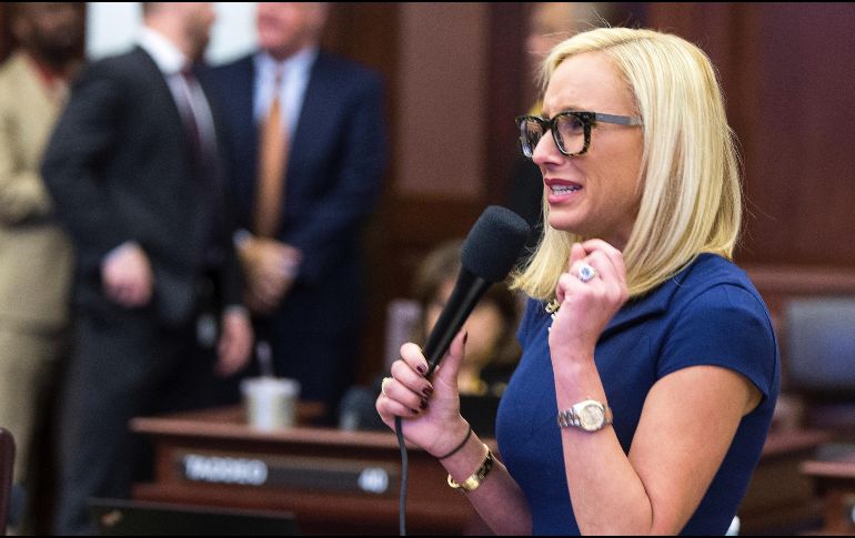 El Senado tuvo la oportunidad de conocer y escuchar a los sobrevivientes del tiroteo de la secundaria Marjory Stoneman Douglas. EFE / M. Wallheiser