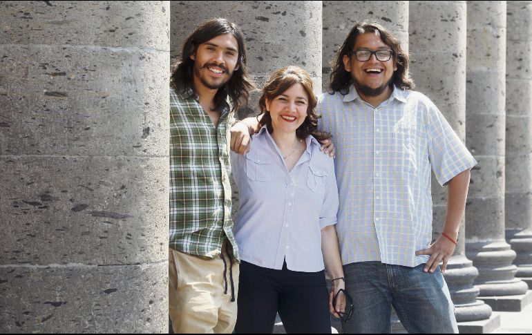 Tras los pasos de “Goyito”. Diego Malvido, Gabriela Ruvalcaba y Diego Casillas. EL INFORMADOR/A. Camacho