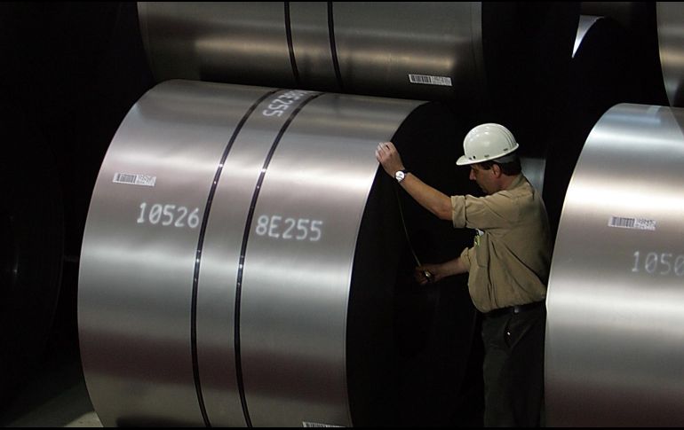 La producción local de acero en México podría ser afectada, mientras que la de Estados Unidos crecería. AFP/A. Gustein