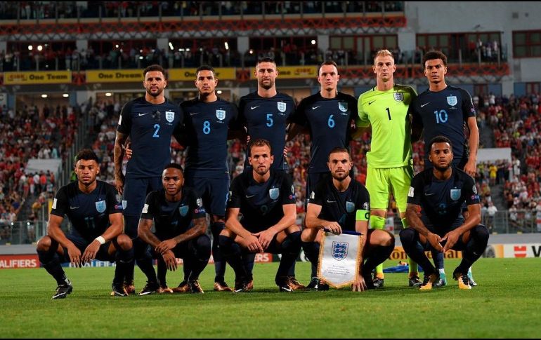 El equipo de Inglaterra es el único conjunto de la Gran Bretaña que clasificó a la Copa del Mundo que se jugará este verano en Rusia. TWITTER / @England