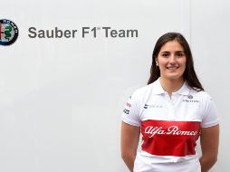 Calderón, de 24 años, fue la piloto de desarrollo del equipo el año pasado. TWITTER / @SauberF1Team