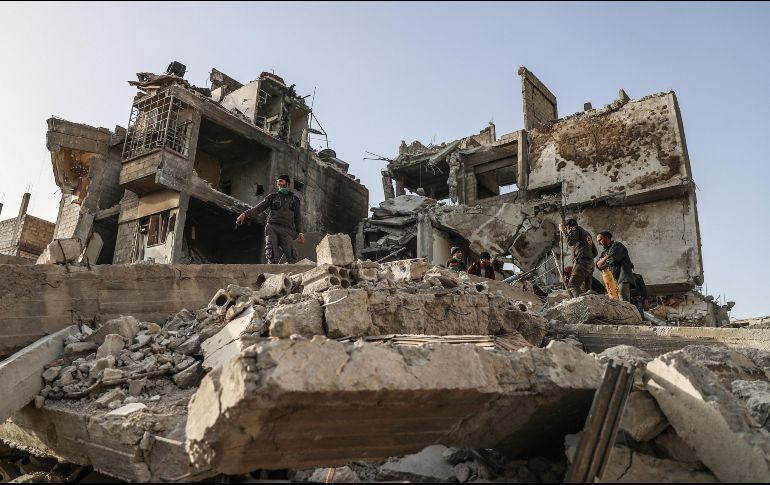 Los ataques en el enclave rebelde cercano a Damasco provocaron cientos de muertos y la devastación de las áreas residenciales desde el 18 de febrero. EFE / M. Badra