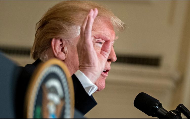 En conferencia de prensa celebrada el martes, Trump precisó que si hay éxito en la negociación del TLCAN, México y Canadá quedarán exentos de estos aranceles. EFE / A. Harrer