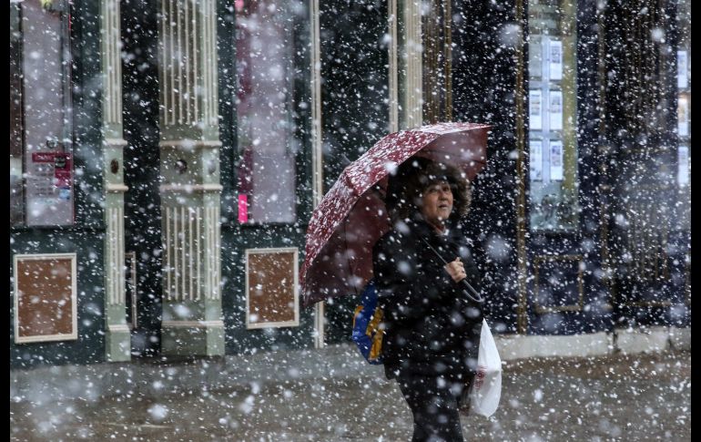 La tormenta invernal Quinn azota el noreste de los Estados Unidos. AFP / K. Betancur