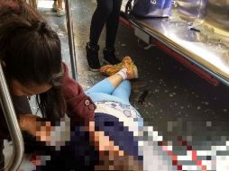 El hecho ocurrió mientras que el convoy circulaba a la altura de la calle Lago Poniente, en la colonia Américas Unidas. TWITTER / @MrMetroCDMX