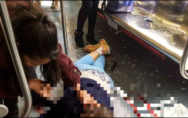 El hecho ocurrió mientras que el convoy circulaba a la altura de la calle Lago Poniente, en la colonia Américas Unidas. TWITTER / @MrMetroCDMX