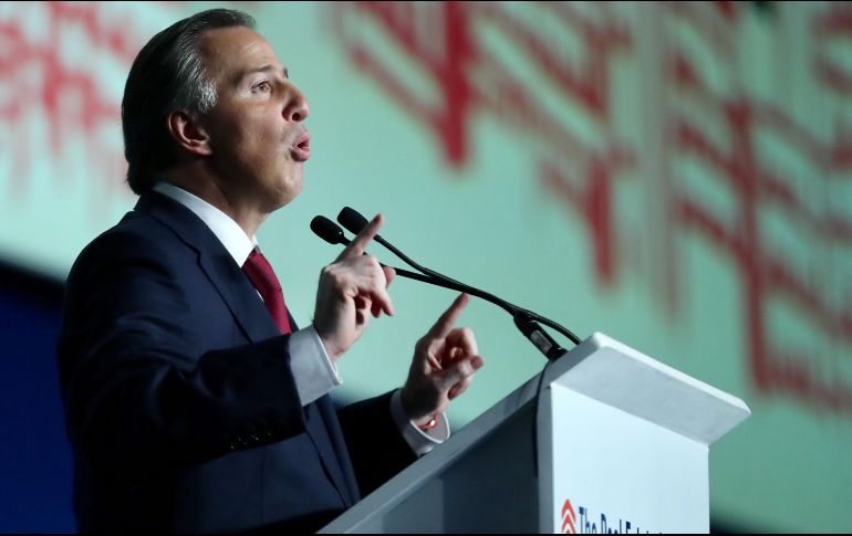 José Antonio Meade participó hoy en el evento The Real Estate Show 2018. SUN / L. Godínez