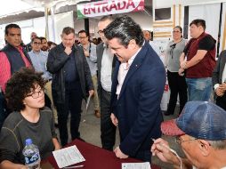 Durante la sexta Feria Nacional del Empleo, se ofertaron cuatro mil vacantes, entre los cuales alrededor de mil 850 (el 45%) se dirigieron exclusivamente a las mujeres. TWITTER/ @AristotelesSD