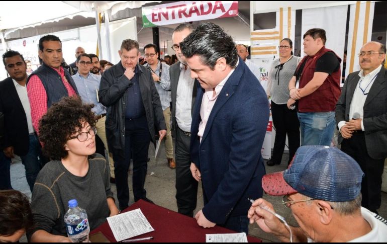 Durante la sexta Feria Nacional del Empleo, se ofertaron cuatro mil vacantes, entre los cuales alrededor de mil 850 (el 45%) se dirigieron exclusivamente a las mujeres. TWITTER/ @AristotelesSD