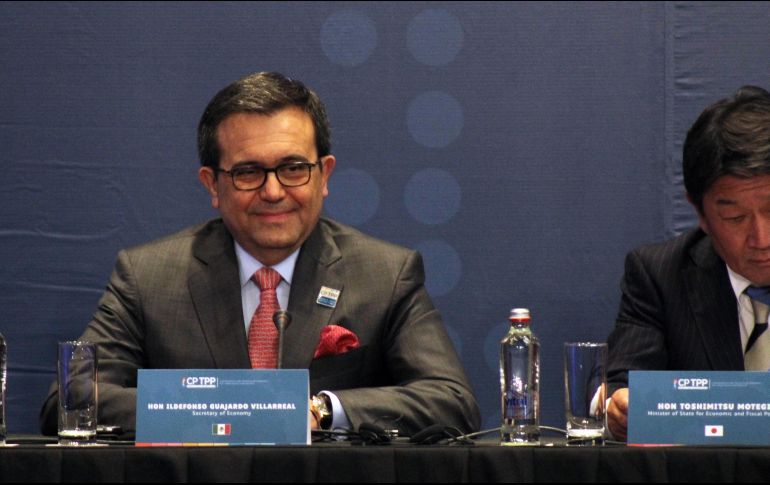 Ildefonso Guajardo resaltó que México no estará sujeto a condicionamientos ajenos al proceso  de renegociación del Tratado.  NTX / A. Sepulveda