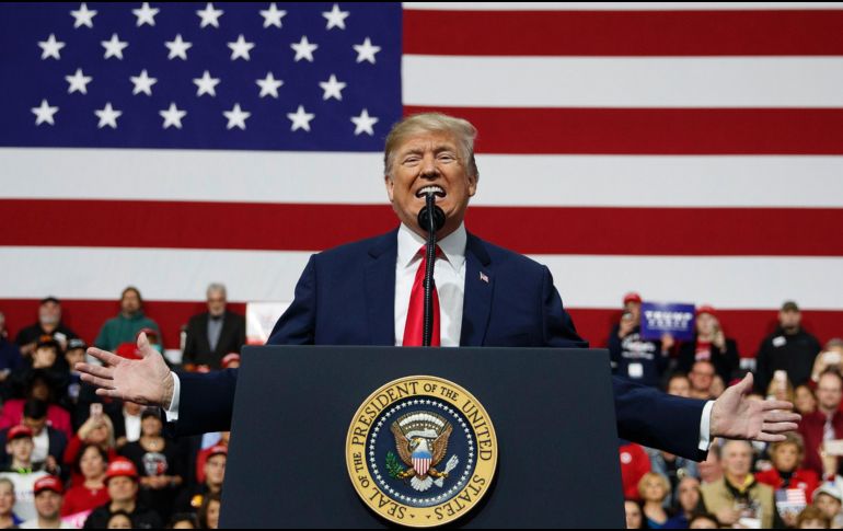 Trump atribuyó el acercamiento entre Norcorea y EU a China, quien considera ha hecho mucho por su país. AP / C. Kaster